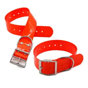Factory Manufactured 2-Inch Width Waterproof Dog Durable Tpu Collar For Hound And Big Dogs Easy To Clean Nylon Material