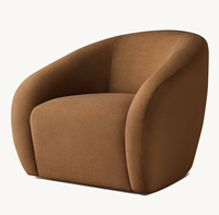 Chaise SOFIA moderne fabriquée à la main en chêne massif chaise de salon tufté velours tissu canapé simple chambre salle à manger fauteuil décontracté