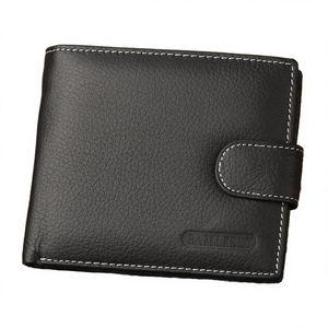 กระเป๋าสตางค์หนังแท้ผู้ชายสไตล์วินเทจราคาส่งถูก พร้อมช่องใส่เหรียญ ซับในโพลีเอสเตอร์กันน้ำ - Product Image 4