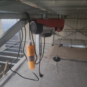 高品質ポータブルリフティングワイヤーロープミニ電動ホイスト500kg電動ウインチ単相電動ホイスト家庭用ワークショップ向け - Product Image 5