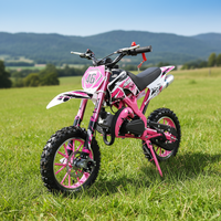 Motor Mini 49Cc 2 Tak Model Baru dengan Starter Tarik, Motor Saku Bensin untuk Anak-Anak