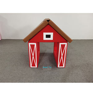 Kinder Soft Building Block House Alle Schaum Farm Thema Indoor Playhouse Lernspiel - Product Image 1
