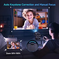 Projecteur HY320 Mini 1080P Android 11 4K 300ANSI Wifi BT5.0 Smart TV LED Home Cinema Portable pour Jeux en Extérieur et à Domicile