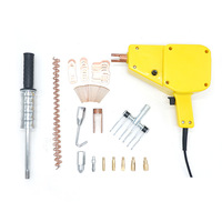 Machine de réparation portable Meson Jackal pour tôles et bosses de voiture, jaune/noir, avec sac de transport en plastique, pour le façonnage de carrosserie 2012
