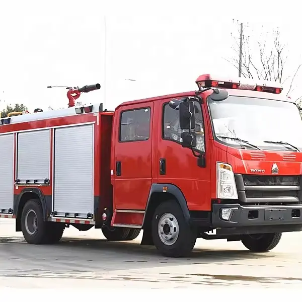 SINOTRUK HOWO5cbm消防車12cbm消防車ミニ緊急消防水トラック