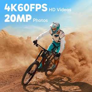 Cámara de Acción <span class=keywords><strong>AKASO</strong></span> Brave 8 LE 4K60FPS, Fotos de 20MP, Pantalla Táctil, Resistente al Agua, Gran Angular, Cámara Lenta 16x, Estabilización SuperSmooth - Product Image 2