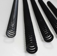 Ressort de compression en acier floqué noir pour hayon de voiture, fabrication chinoise