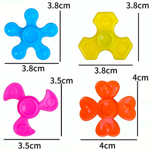 Mini 4cm Plastic Educational <b>Fidget</b> Spinners for Stress Relief Sensory Birthday Party Favors Gifts for Teens <b>Adults</b> - Product Image 5