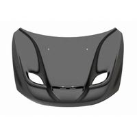 Panneau de capot de voiture en aluminium de remplacement de style SRT OEM, nouvelle version améliorée, pour Dodge Durango SRT 2014-2021 2011-2023