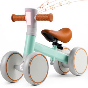 Trottinette Électrique 3-en-1 pour Enfants, Style Tricycle, Poussette Bébé avec Musique, Bulles et Sifflet Bibi, Quatre Roues - Meilleure Vente - Product Image 1
