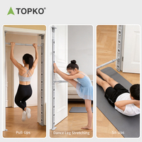 Barre de traction multifonctionnelle réglable TOPKO de haute qualité pour cadre de porte – Équipement de gym à domicile – Barre horizontale pour cadre de porte