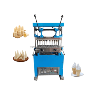 Machine commerciale automatique de fabrication de coupelles à gaufrettes et de cornets de crème glacée, avec le meilleur prix - Product Image 1
