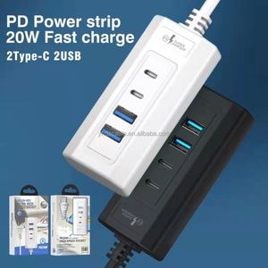 Free Sample 20W Multi-port PD Socket Cellphone Fast Charging for IPhone13 Pro Max <b>USB</b> <b>C</b> High-power Desktop Charger Station - Product Image 3