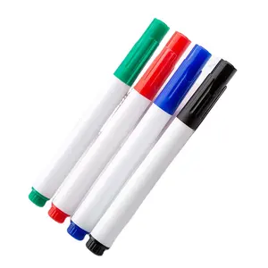 Caneta marcador apagável personalizada, caneta marcador para quadro branco apagável com tinta seca, marcadores para escritório de escola