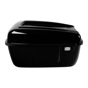 Maleta Superior Tour Pak Negra Brillante Modificada de 11 Pulgadas para Motocicletas Harley Davidson FLHP FLHTP - Product Image 3