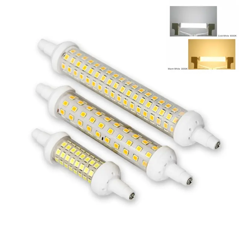 1/ 5PCS R7S CONDUZIU a Lâmpada 220V 78 milímetros 118 milímetros 135 milímetros Dimmable LEVOU Bulbo 2835 SMD Lâmpada Substituir Luz Halógena Holofotes R7S Lâmpada Sem Cintilação