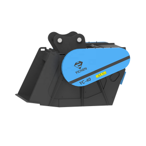 YC-20 Godet de recyclage à entraînement hydraulique, structure robuste, facile à transporter, pour revente, pour chargeurs - Product Image 1