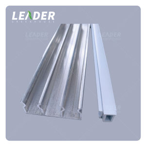 Système de profilés de fixation pour film de <span class=keywords><strong>serre</strong></span> agricole, nouveau produit en promotion, profilé de verrouillage en aluminium de 1,5 mm avec clip <span class=keywords><strong>Richel</strong></span> en PVC - Product Image 4