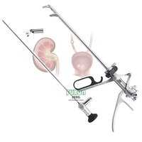 Ensemble de lithotriptoscopie manuelle médicale, instruments d'urologie avec poinçon à calculs, pinces lithorite, lithotripteur