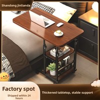 Table de chevet mobile réglable en hauteur, bureau d'étude/bureau pour étudiant, utilisation à domicile, panneau MDF