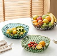 Assiette en PP artisanale de luxe et de haute qualité, idéale pour les cuisines haut de gamme, parfaite pour les collations fraîches, les salades et les fruits.