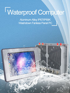 8 pouces Win11 J6412 Quad-core <span class=keywords><strong>Hardware</strong></span> Security Panneau étanche Pc de qualité industrielle IP67 / IP69K Pc industriel étanche - Product Image 2