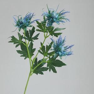 Flor Artificial W-A0181, 3 Ramas de Eryngium <span class=keywords><strong>Campestre</strong></span>, Planta Artificial para Decoración de Bodas y Hogar - Product Image 3