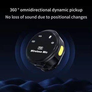 新款无线领夹麦克风Q9磁性设计充电数字显示街头采访直播vlog - Product Image 6