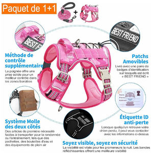 カスタマイズ可能なハイエンドプレミアムサービスヘビーデューティ引き無し<span class=keywords><strong>K9</strong></span>犬調整可能ベストハーネスパッド付き犬用大型犬用ハーネス - Product Image 3