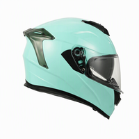 Casque de moto intégral à double visière MY FF936 ABS - Équipement de conduite professionnel certifié DOT/ECE