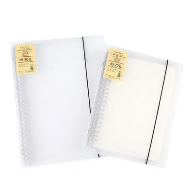 Hot Verkoop Coil A5 Transparante Draagbare Spiraal Notebook Student Losse Blad Binder Notitieboek