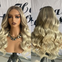 Perruques en cheveux humains européens bruts HD doublement étirés 5x5 en dentelle, de haute qualité, longues, balayage, pour femmes Starose
