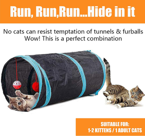 <span class=keywords><strong>Tunnel</strong></span> per gatti per gatti da interno grandi, tubi per gatti e <span class=keywords><strong>Tunnel</strong></span> pieghevoli a forma di S tubi per interattivo - Product Image 6