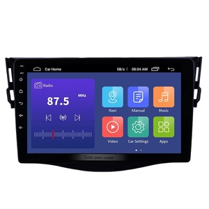 Reproductor Multimedia de coche para Toyota RAV4 2007-2013 <span class=keywords><strong>Android</strong></span> 11,0 9 "2 Din coche GPS Navi Radio unidad principal Control del volante - Product Image 1