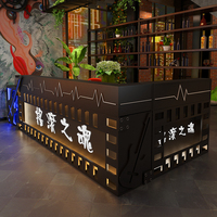 Comptoir de caisse personnalisé créatif, prix bas, comptoir de réception de vente au détail, table de réception, table de bar de club
