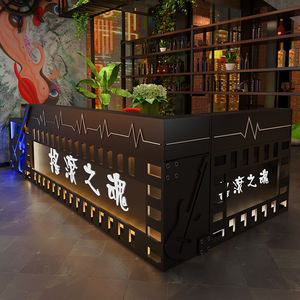 Comptoir <span class=keywords><strong>de</strong></span> <span class=keywords><strong>caisse</strong></span> personnalisé créatif, prix bas, comptoir <span class=keywords><strong>de</strong></span> réception <span class=keywords><strong>de</strong></span> vente au détail, table <span class=keywords><strong>de</strong></span> réception, table <span class=keywords><strong>de</strong></span> bar <span class=keywords><strong>de</strong></span> club - Product Image 5