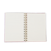 Carnet spirale Kawaii avec nœud cerise, agenda quotidien à spirale, liste de choses à faire, journal rose mignon pour filles, étudiantes, cadeau scolaire