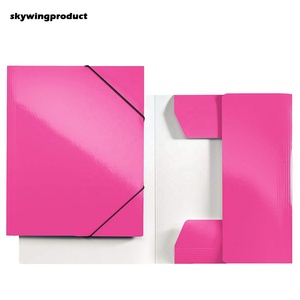 Skywingproduct Bìa Cứng 3 Nắp Nhiều Lớp Màu Trắng Tùy Chỉnh Giá Rẻ Khuyến Mại Kèm Dây Thun Cho Doanh Nghiệp - Product Image 3