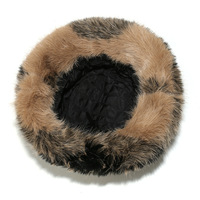 FF4897, sombrero de invierno de felpa peludo cálido Vintage, Ushanka ruso para mujer, gorra de pescador peluda esponjosa, sombreros de cubo de piel sintética
