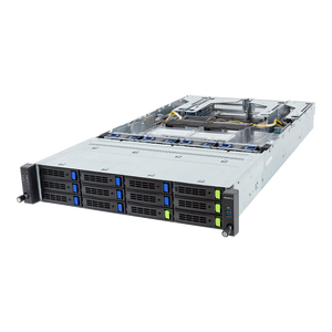 R283 S93 AAF Dual Prosesor Xeon Scalable Generasi ke-5 dan ke-4 8-Channel DDR5 32 X DIMM 8 SATA SAS 4NVME Hot-swap Bays Server GPU 2U - Product Image 3