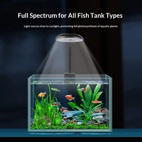 Lampe à clip pour aquarium à spectre complet, économie d'énergie, 3W, 32 LED, pour petits aquariums, récifs coralliens, plantes d'eau douce