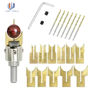 Wooden Beads Drill Bit Set 10pcs 16PCS 25pcs Woodworking DIY Pattern Bead Router Bits Wood Milling Cutter Set Kit Tools