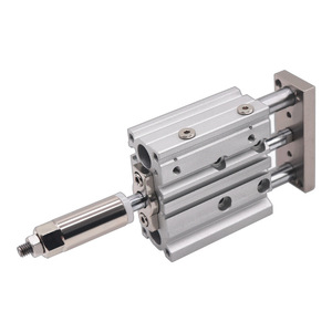 Cylindre à course réglable Mgpmj12 16 20 25 32 40x20 40 50 75 100 S Série de cylindres à piston en aluminium avec connexion filetée - Product Image 1