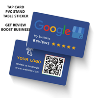 Carte de commentaires NFC personnalisée TapFive en PVC pour les réseaux sociaux Google, TikTok, Instagram, restaurants, boutiques, feedback client