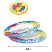 Jeu de disques d'extérieur avec 2 balles en caoutchouc rebondissantes, jeu de lancer et de attraper, petits disques volants pour pelouse, jouet pour enfants et adultes, jeu de plage, piscine, jardin