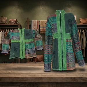 SK NOOR and SON PRESENTS WINTER DENIM ACID WASH ECO-FRIENDLY COTTON JACKETS with <b>FLEECE</b> Lining INDIAN EXPORT QUALITY - Product Image 4