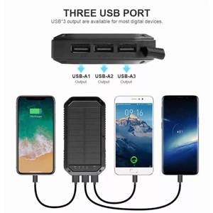 <span class=keywords><strong>Chargeur</strong></span> <span class=keywords><strong>solaire</strong></span> sans fil ES960S, capacité de 20000mAh, 3 Ports de charge USB, <span class=keywords><strong>chargeur</strong></span> de téléphone, Gadgets de voyage et de <span class=keywords><strong>randonnée</strong></span> - Product Image 5