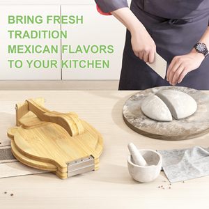 JQ Tre Tortilla Báo Chí 10 & 8 Inch Quesadilla Nhà Sản Xuất Tre Ngô Tortilla Nhà Sản Xuất Cho Bột Mexico Taco Pataconera Bột Báo Chí - Product Image 6