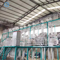 Ligne complète de décorticage et de traitement du riz PinYang 50-60T/J avec moteur, équipement de production de riz 2 tonnes/heure 380V