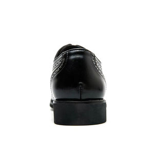 Chaussures habillées décontractées pour hommes en cuir véritable, style britannique, légères, grandes tailles, respirantes et résistantes à l'usure - Product Image 2